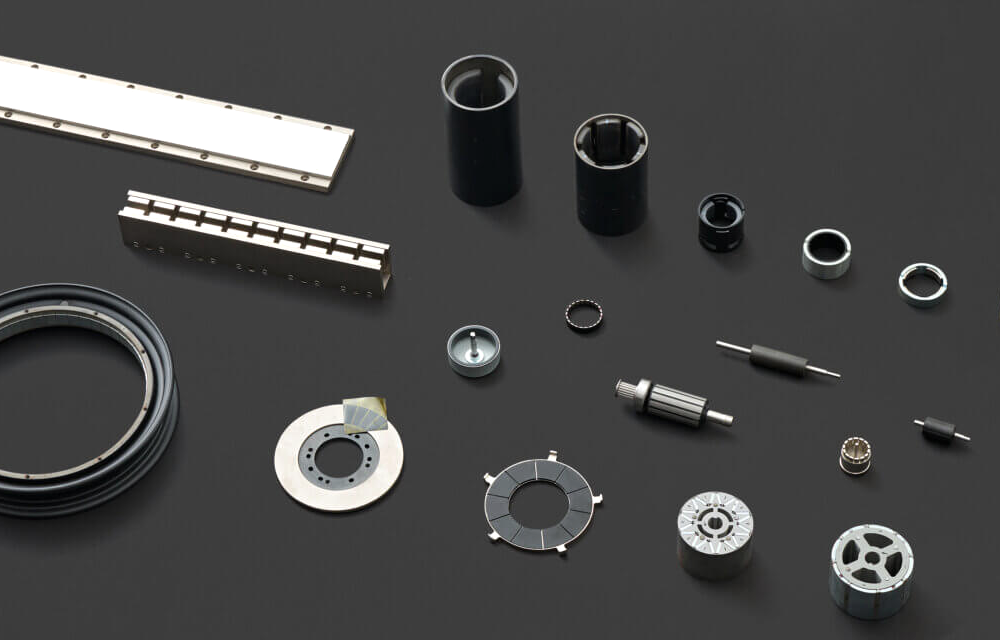 Magnet geometry used in a motion application