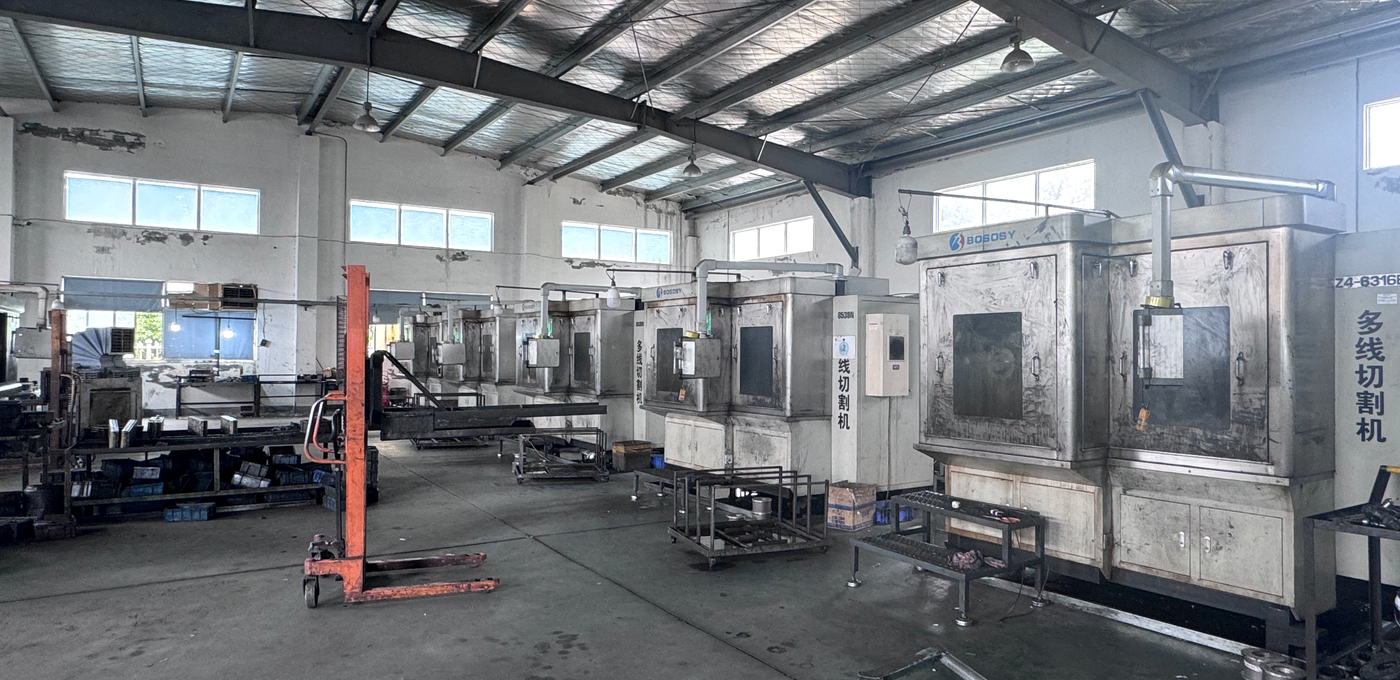 Wire cutting equipment used for magnet finishing